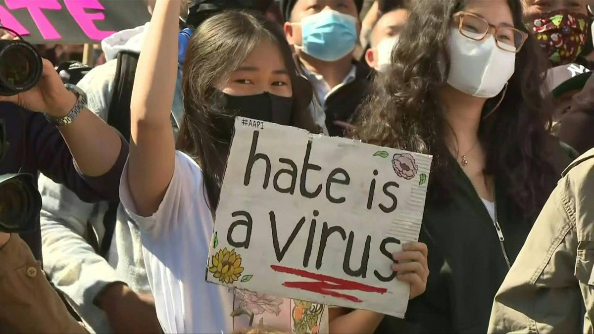 Miles de personas protestan en EEUU contra el racismo hacia los asiáticos
