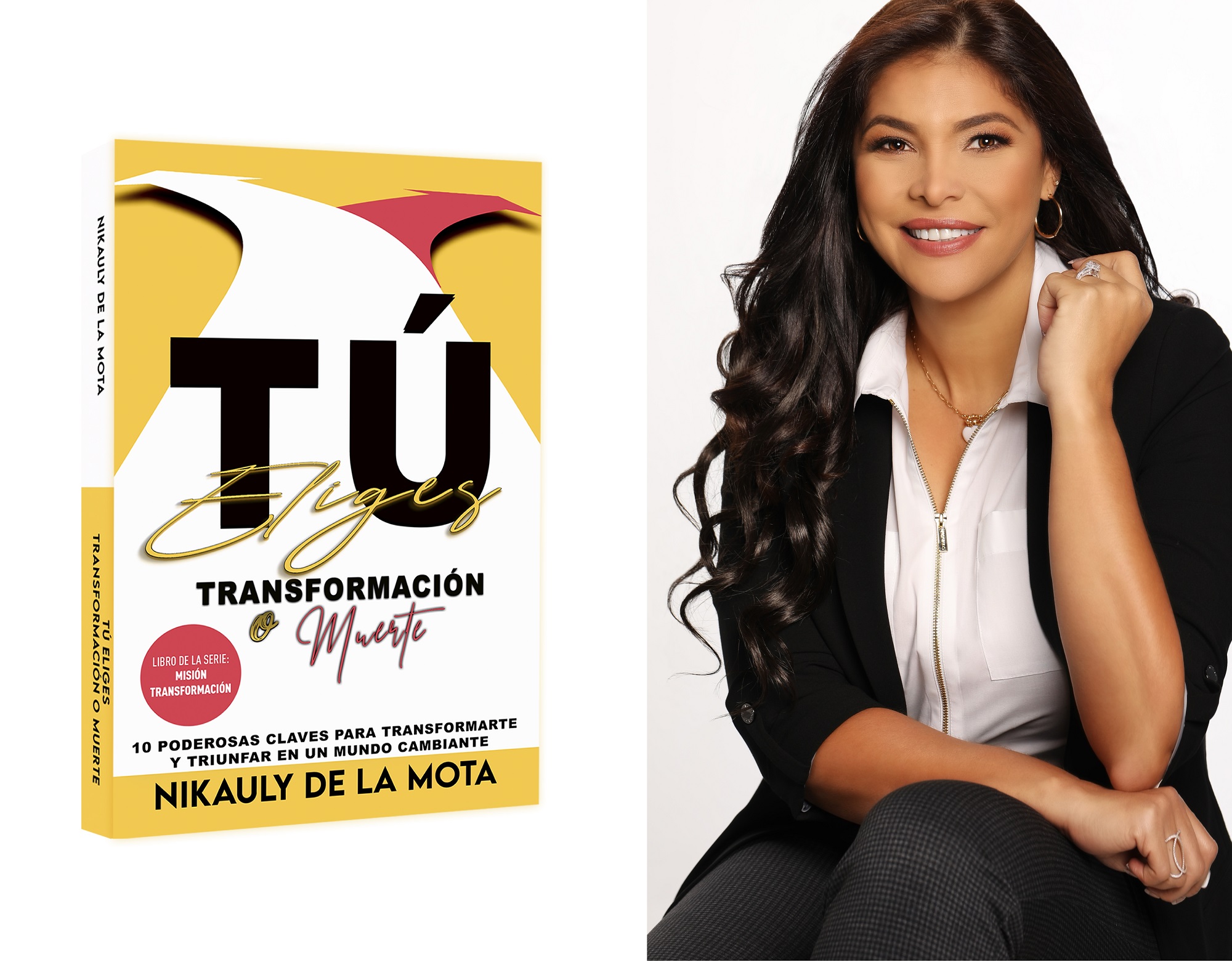 Vídeo- Nikauly de la Mota explica el título de su libro: “Tú eliges transformación o muerte”