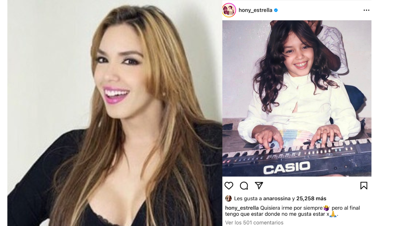 Hony Estrella: “Quisiera irme por siempre”