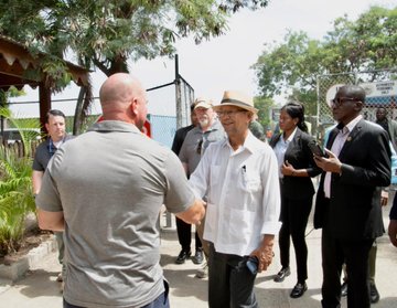 Las primeras imágenes de la base que construye EE.UU. para los agentes de la misión de paz en Haití