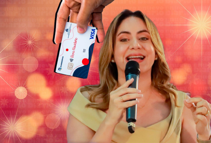 Video- Gloria Reyes explicando por qué Leonel y otros políticos aparecen en listado brisita navideña