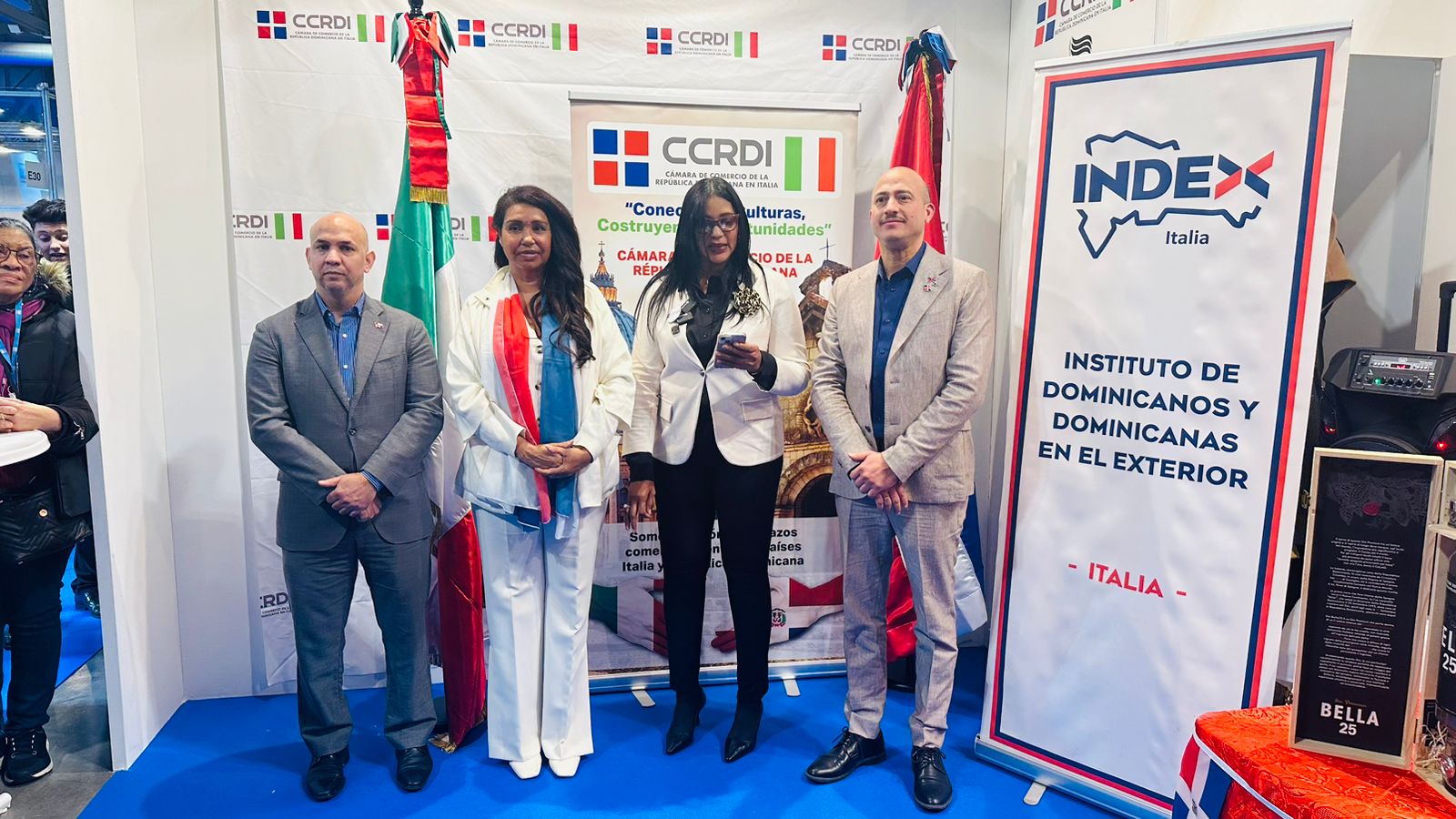 Video- Alegría y felicidad en Milano bit por primera participación de CCRDI en la importante feria comercial y de turismo