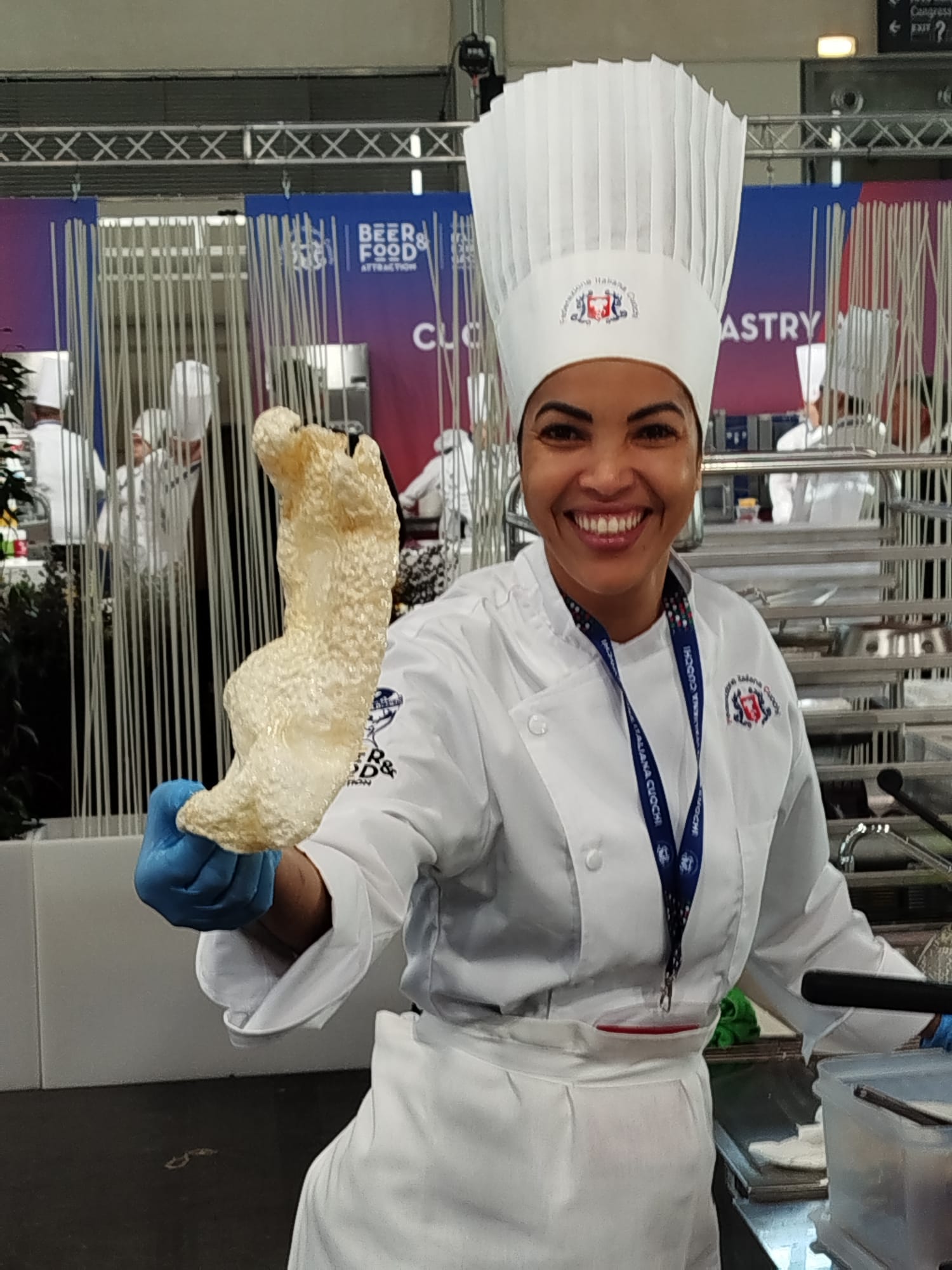 Dominicana Joayda Herrera gana plata en competencia de cocina Italia