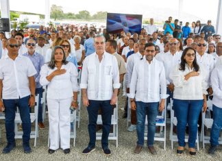 Presidente Abinader inaugura obras hidráulicas claves para proteger comunidades y fortalecer producción agrícola en Azua