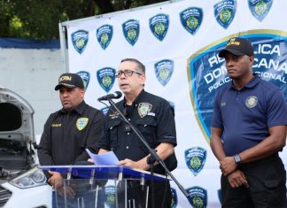 Policía Nacional desmantela estructura criminal dedicada al robo y venta ilegal de retrovisores y piezas de vehículos en el Distrito Nacional