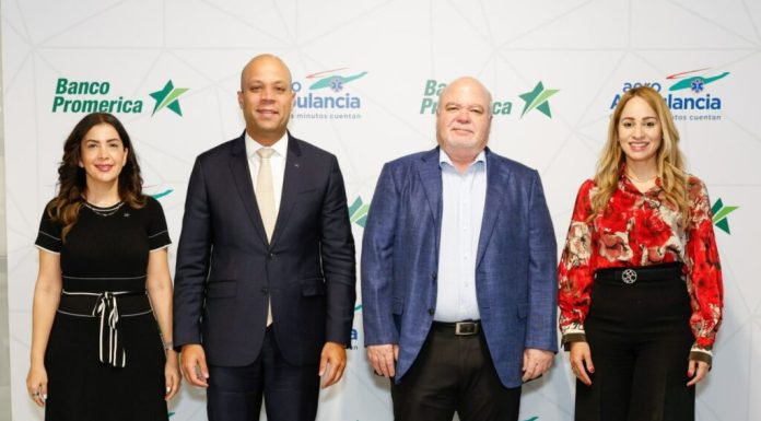 Banco Promerica y AeroAmbulancia firman alianza estratégica para ofrecer cobertura de ambulancia aérea a sus clientes