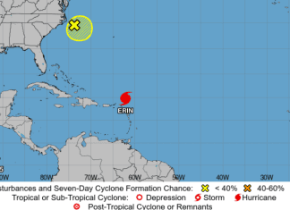 Huracán Erin sube a categoría 4 en el Atlántico sin amenazas directas en tierra