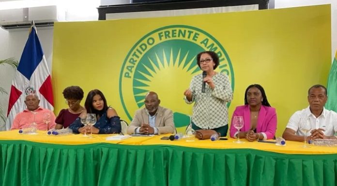 Frente Amplio exhorta al Presidente Abinader recazar el Código Penal