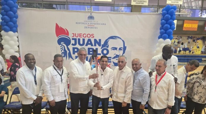 Ministro Kelvin Cruz deja iniciados los Juegos Juan Pablo Duarte en Nueva York