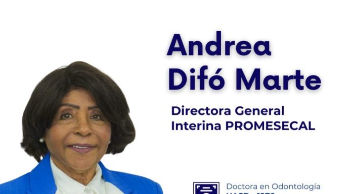 Andrea Cándida Difó Marte es designada directora provisional de PROMESE/CAL