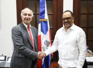 Consultor Jurídico recibe al secretario general de COMJIB, Enrique Gil Botero, quien valora el nuevo Ministerio de Justicia dominicano