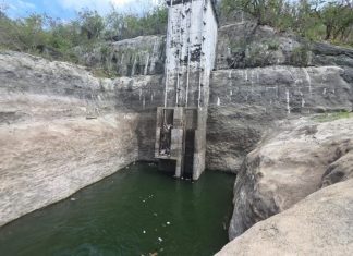 Sequía está afectando presa Tavera-Bao en el Cibao; llaman a uso racional del agua
