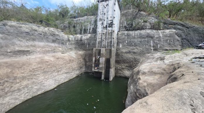 Sequía está afectando presa Tavera-Bao en el Cibao; llaman a uso racional del agua