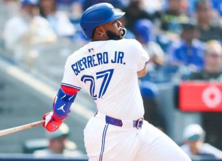 Vladimir Guerrero Jr. da jonrón 20 y los Azulejos vencen 2-1 a los Cubs