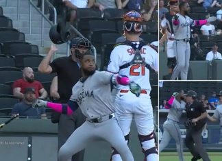 Expulsado pelotero dominicano tras lanzarle bate a pitcher