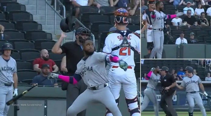 Suspenden por 10 partidos a Víctor Robles por lanzar bate a pitcher