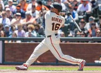 Devers jonronea por segundo día consecutivo, Gigantes pierden