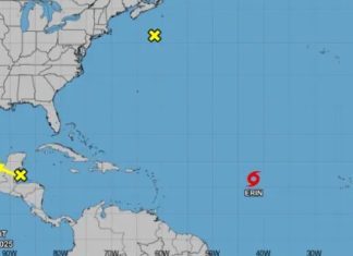 Erin se intensifica y avanza por el Atlántico rumbo a las Antillas Mayores
