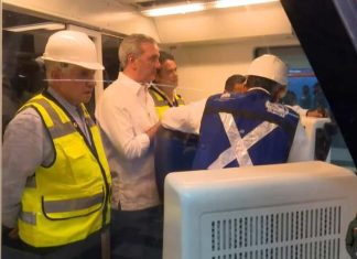 Presidente Abinader dice que «prueba fue satisfactoria» en el Metro de Los Alcarrizos