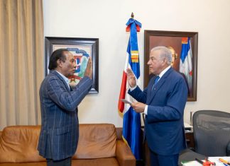 Ministro Bautista juramentó al general Zorrilla Ozuna como director de Desarrollo Fronterizo