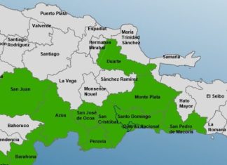 COE mantiene 12 provincias en alerta verde por lluvias y posibles inundaciones