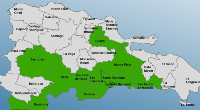 COE mantiene 12 provincias en alerta verde por lluvias y posibles inundaciones