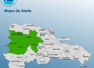 COE emite alerta verde para seis provincias por efectos de vaguada