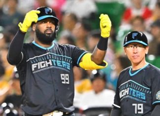 Franmil Reyes lidera su liga y es segundo en jonrones en Japón