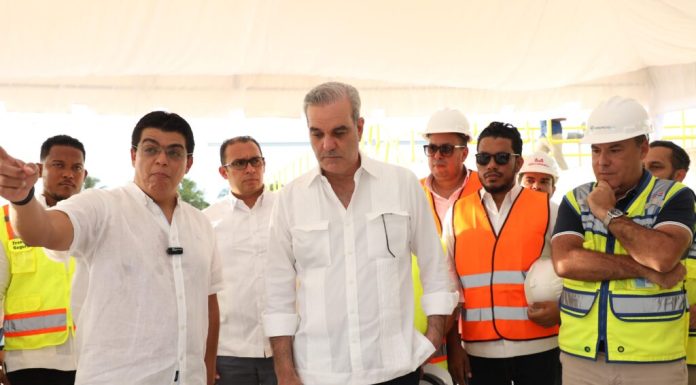 Presidente Abinader supervisa avances ampliación del Acueducto Barrera de Salinidad que incrementará en 33% y 50% la distribución de agua potable para SDE y SDN; aumenta capacidad de producción a 6 m³/s