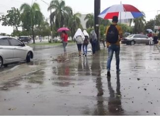Aguaceros de moderados a fuertes para este lunes; vigilan onda tropical con potencial de ciclón