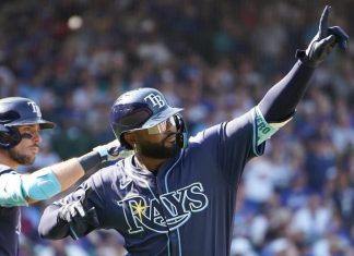Junior Caminero conecta su jonrón 43 y lidera la remontada de los Rays en Chicago
