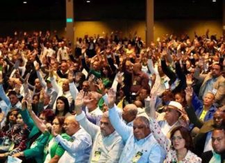 Leonel juramenta en asamblea virtual la nueva Dirección Central de la Fuerza del Pueblo