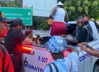 Migración y cuerpos de seguridad detienen 1,197 haitianos irregulares, deporta 1,105