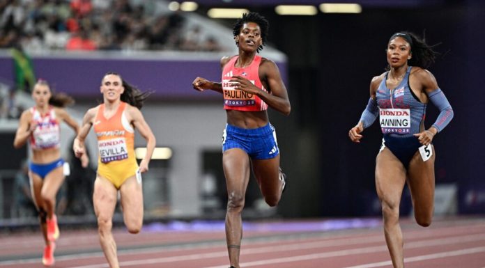 Marileidy Paulino avanza a semifinales del Mundial de Atletismo en Tokio