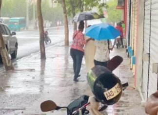 Indomet informa vaguada continuará generando aguaceros y tronadas sobre el país hoy sábado y mañana domingo