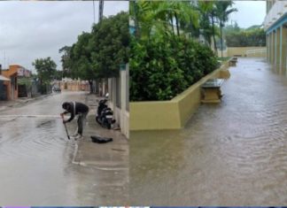 La Altagracia y La Romana bajo agua y amplias inundaciones urbanas