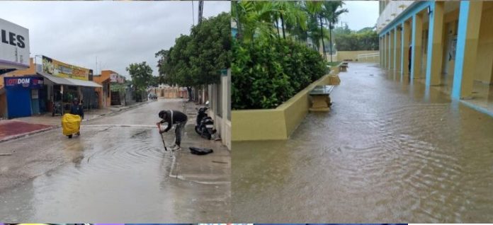 La Altagracia y La Romana bajo agua y amplias inundaciones urbanas