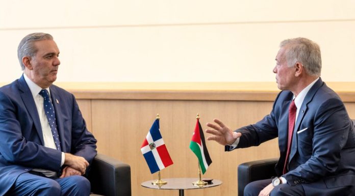 Presidente Abinader se reúne con el Rey de Jordania Abdalá II bin Al-Hussein