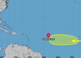 Indomet informa se forma la tormenta tropical Gabrielle, en aguas del Atlántico