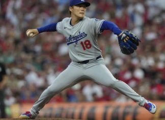 Yamamoto lanzaba no-hitter con 2 out en la 9na, pero Dodgers son dejados en el terreno
