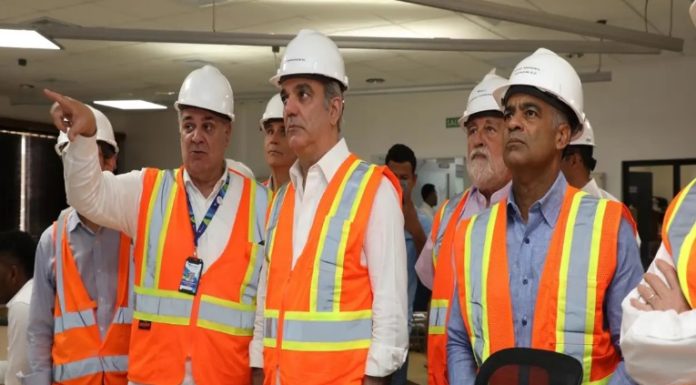 Presidente Abinader supervisa nueva planta Energas 4 que incorporará 130 MW al sistema eléctrico nacional