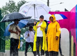 Carolina Mejía supervisa trabajos de ADN en La Ciénaga y Villa Juana ante efectos de tormenta Melissa
