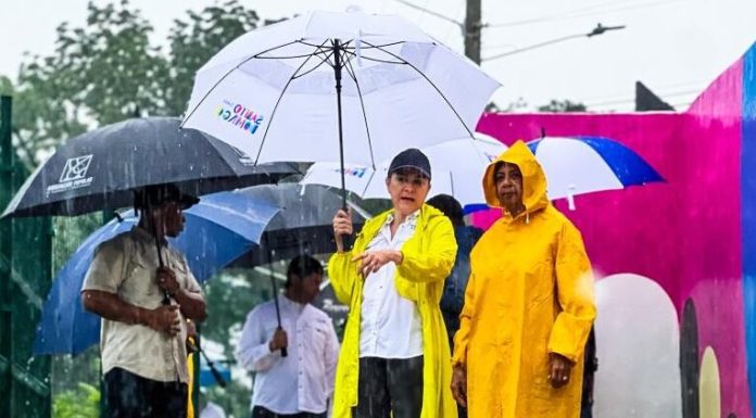 Carolina Mejía supervisa trabajos de ADN en La Ciénaga y Villa Juana ante efectos de tormenta Melissa
