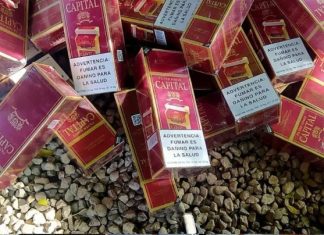 Ejército confisca 10 mil cigarrillos de contrabando a un pasajero de autobús en Azua