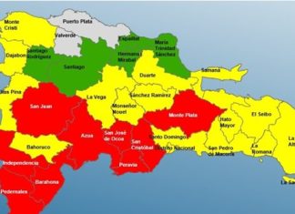 COE reduce a alerta amarilla Santo Domingo, Distrito Nacional, San Pedro de Macorís y La Romana