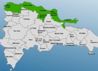 COE emite alerta verde para seis provincias por incidencia de vaguada prefrontal