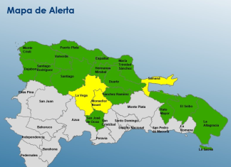 COE pone 18 provincias en alerta por lluvias e impacto de sistema frontal sobre el país