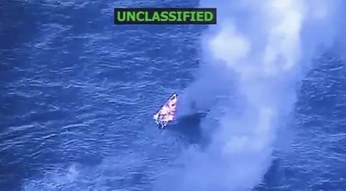 Estados Unidos hunde otra lancha cerca de Venezuela; mata 4 personas