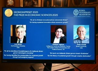 El Nobel de Economía premia a tres expertos por su investigación sobre el crecimiento y la innovación