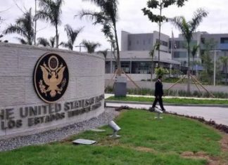 Embajada de Estados Unidos en RD está cerrada este miércoles debido al paso de la tormenta Melissa